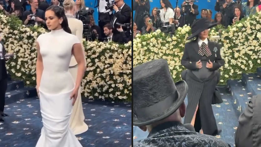 Rosalía y Rihanna, en la MET Gala