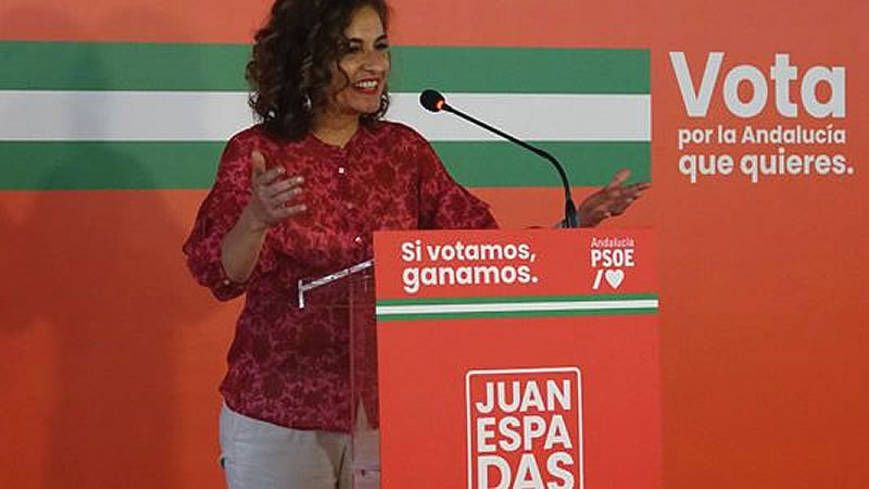 La ministra de Hacienda y vocal de la Ejecutiva Federal del PSOE, María Jesús Montero
