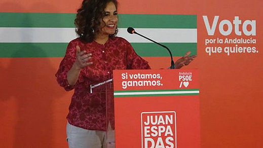 Montero alerta en la campaña andaluza que PP y la ultraderecha de Vox 
