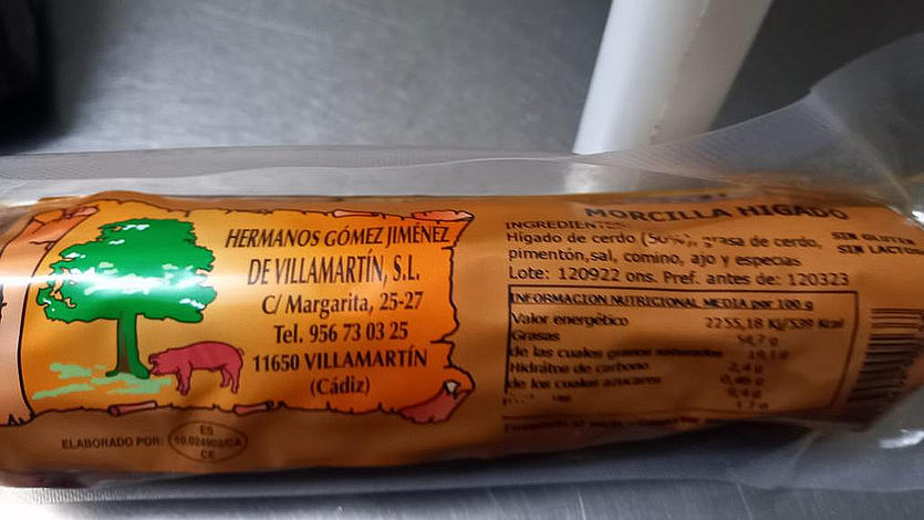 Una de las marcas de morcilla con listeria