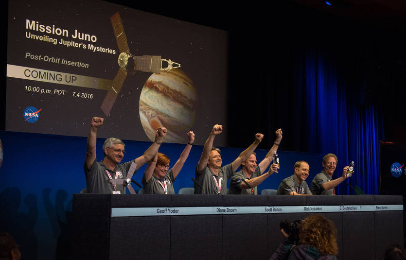 La nave Juno llega a Jupiter tras 5 años de intenso viaje