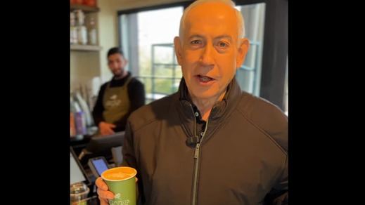 Benjamin Netanyahu en uno de los vídeos de la polémica