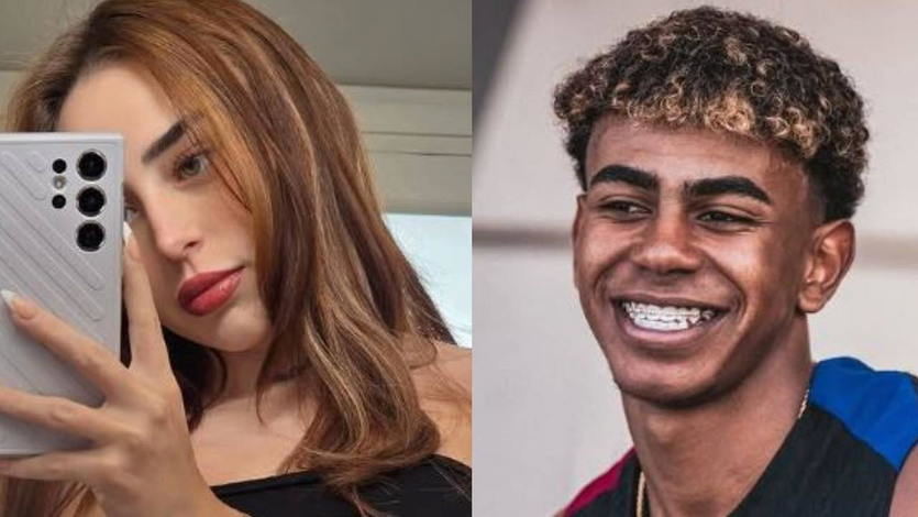 Nicki Nicole, cantante argentina y Lamine Yamal, futbolista español