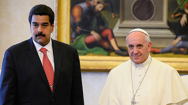 El Papa deja solo y sin argumentos a Maduro: no es posible el diálogo