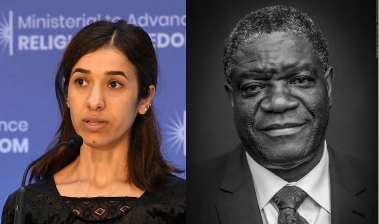 Nadia Murad y Denis Mukwege