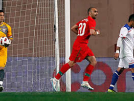 Las selecciones de Portugal y Chile igualan 1-1 en amistoso