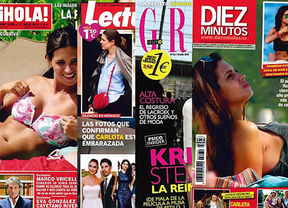 El embarazo de Sara Carbonero y las vacaciones de los famosos, protagonistas en las revistas de la semana
