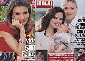 Romina y Guti rentabilizan el nacimiento de su hijo con el primer posado en las revistas del corazón