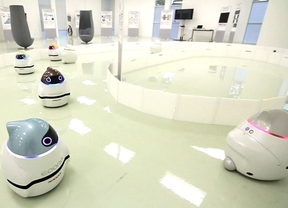 Robots utilizados en el estudio de Nissan sobre movilidad