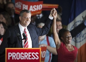 Nueva York gira a la izquierda: el demócrata Bill de Blasio, nuevo alcalde tras 12 años del multimillonario Bloomberg