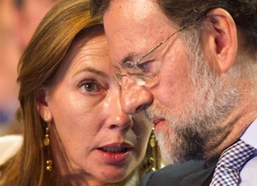 'Viri' Fernández, señora de Rajoy, foco de todas las miradas