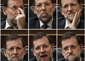 Las curiosas caras de Rajoy para aprobar su paquete de recortes