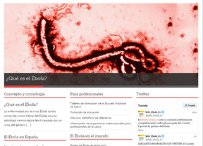 El Comité Especial sobre el ébola estrena una web informativa