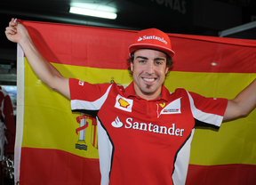 Alonso, optimista a tope: espera un domingo 'español', con victoria suya y de La Roja