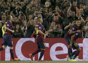 El Barça vuelve a pasearse ante un asustado PSG que sacó bandera blanca desde el principio del partido (2-0)
