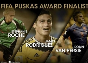 James, Van Persie y Roche, lucharán por el Premio Puskas al mejor gol