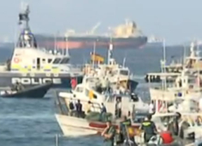 Los pescadores acaban su protesta reivindicando las aguas donde llevan 'toda la vida' desarrollando su labor