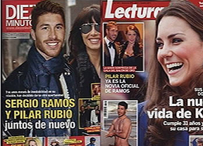 Sergio Ramos y Pilar Rubio, estrellas de las revistas del corazón de la semana