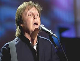 El británico Paul McCartney en un concierto