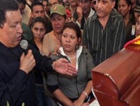 Chávez dio último adiós a la dirigente Lina Ron