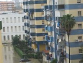 Hasta 400 las incidencias en Algeciras por las fuertes lluvias