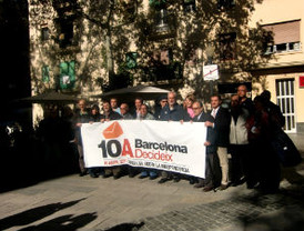 Barcelona ensaya la consulta por la independencia de Cataluña del próximo mes de abril