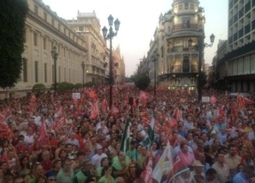 Los sindicatos cuentan más de 400.000 en las protestas contra los recortes de Andalucía