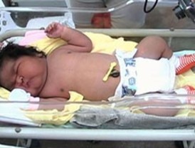 Nace un bebé de 5,9 kilos en EEUU
