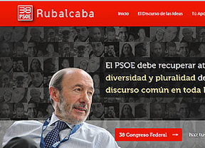 Rubalcaba se transforma para ofrecer el PSOE más abierto y combatir a Chacón