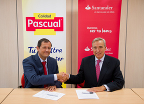 Banco Santander, proveedor oficial de renting de vehículos de Calidad Pascual
