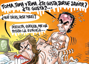'El Jueves' (mal)ilustra a Aznar y Botella 