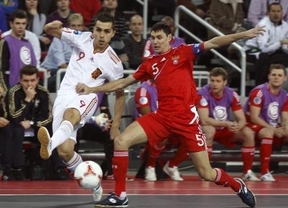Mundial de fútbol sala: España sabe sufrir para ganar a Rusia y meterse en semifinales (3-2)