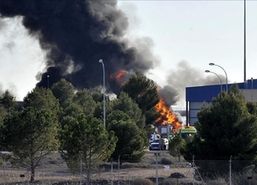 Dos pilotos muertos y 10 heridos al estrellarse un F-16 griego en la base de Albacete