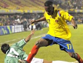 Colombia derrota a Bolivia