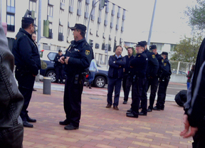 Policía en el Campus de Ciudad Real