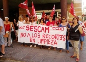 Las limpiadoras de los centros de salud de Toledo protestan contra Fissa