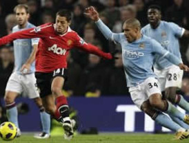 M.United empata 0-0 con el ManCity; jugó Javier Hernández