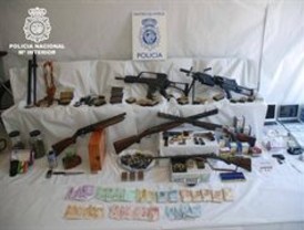 Cae en Granada una red con 16 miembros dedicada al tráfico de drogas y la venta de armas