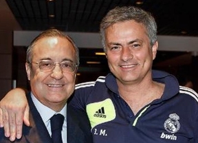 Florentino se deshace en elogios para Ancelotti... pero también a Mourinho: "Hizo un trabajo muy bueno"