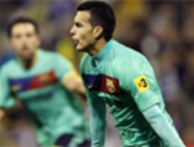 El Barça suma y sigue... Pedro y Messi resuelven ante un combativo Hércules