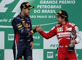 Alonso, con podio en Brasil, cierra con dignidad el 'IV año triunfal' del reinado de Vettel