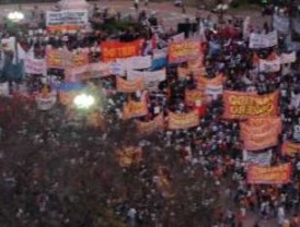 Una multitud exigió justicia para esclarecer el asesinato de Ferreyra