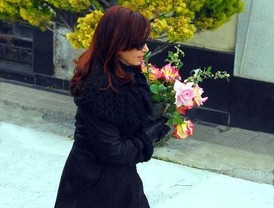 Cristina recordó a Néstor a tres meses de su fallecimiento