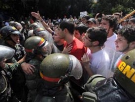 Guardia Nacional dispersó concentración en rechazo a la Ley de Universidades