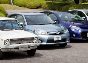 Distintos modelos del Toyota Corolla