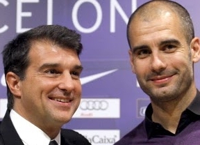 Laporta espera que Guardiola, su salvador del embargo económico "no salga salpicado"