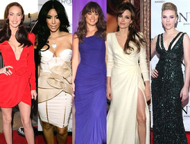 ¿Serán chicas Playboy las famosas Scarlett Johansson, Kim Kardashian, Angelina Jolie y Megan Fox?