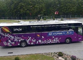 Eurcopa 2012: 'Un motivo para vivir, una razón para soñar', lema del autobús de La Roja