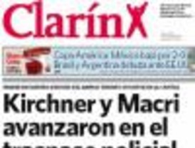 Todos ponen la “fría” foto entre Kirchner y Macri
