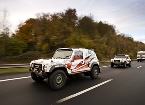Equipo 'Race2Recovery' de Land Rover camino del Rally Dakar